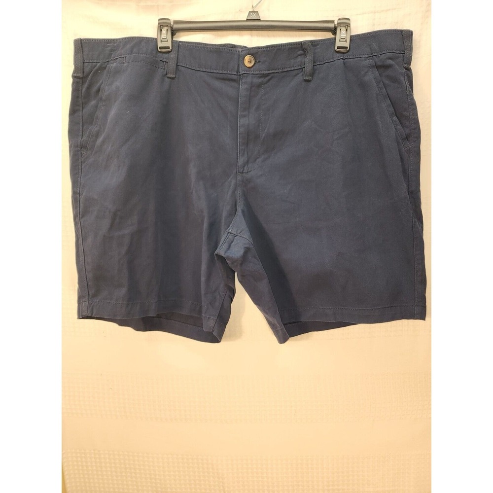 Sonoma Mens 52 Navy Blue Flexwear Flat Front Shorts 9 Inseam Big and Tall NWT